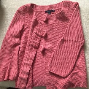 Boden Pink Large Button Cardigan